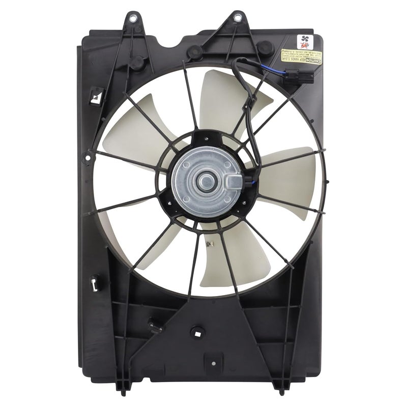 TRQ Radiator Cooling Fan Assembly Compatible with 2009-2015 Honda Pilot HO3115149 - Image 1